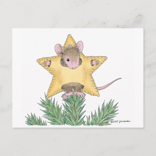 Carte Postale Conception de souris maison® (Devant)