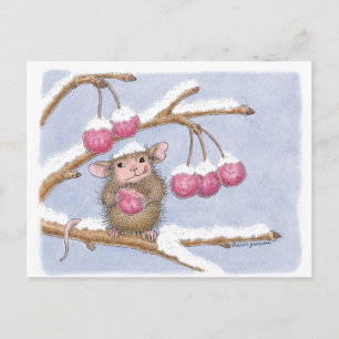 Carte Postale Conception de souris maison®