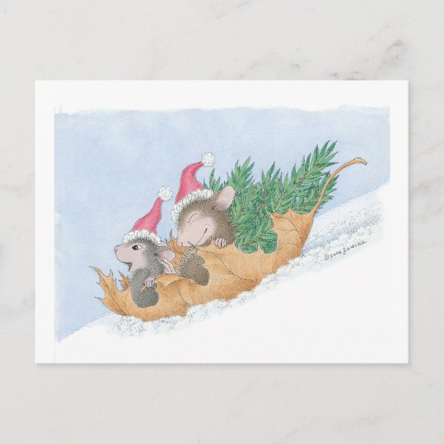 Carte Postale Conception de souris maison® (Devant)