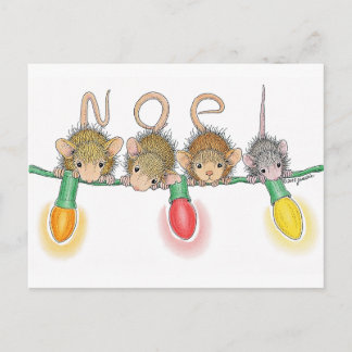 Carte Postale Conception de souris maison®