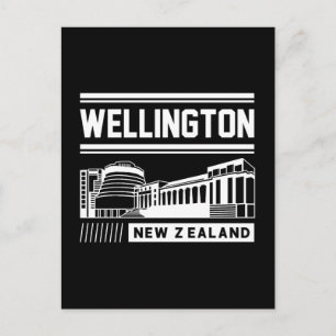 Carte Postale Conception de typographie moderne à Wellington Nou