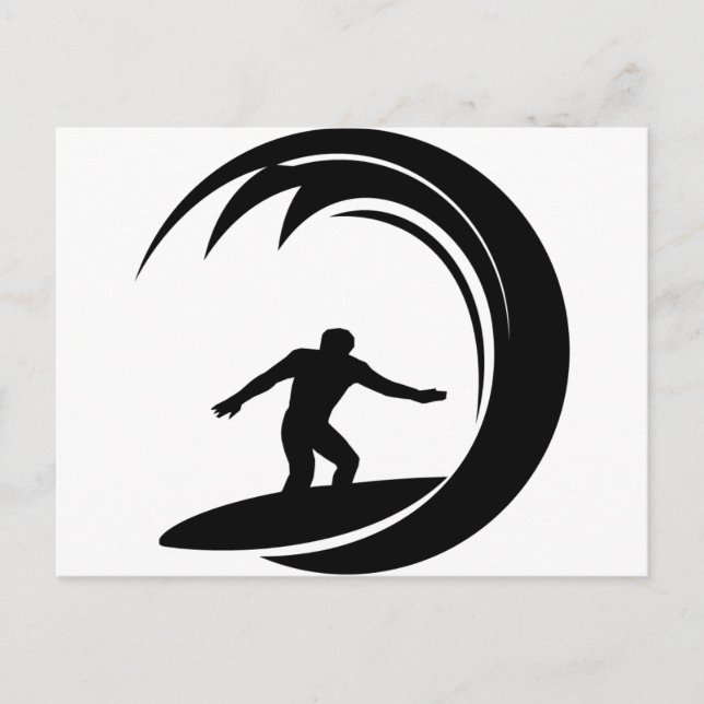 Carte Postale Conception des surfers (Devant)