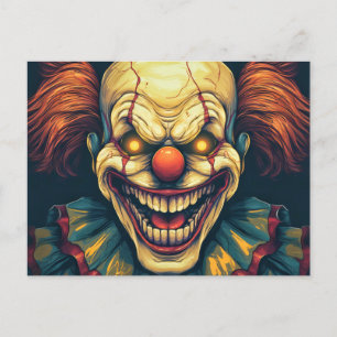 Carte Postale Conception d'illustrations clownesques de Sideshow