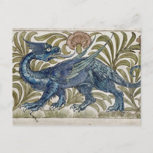 Carte Postale Conception "Dragon" pour une dalle (avec papier)