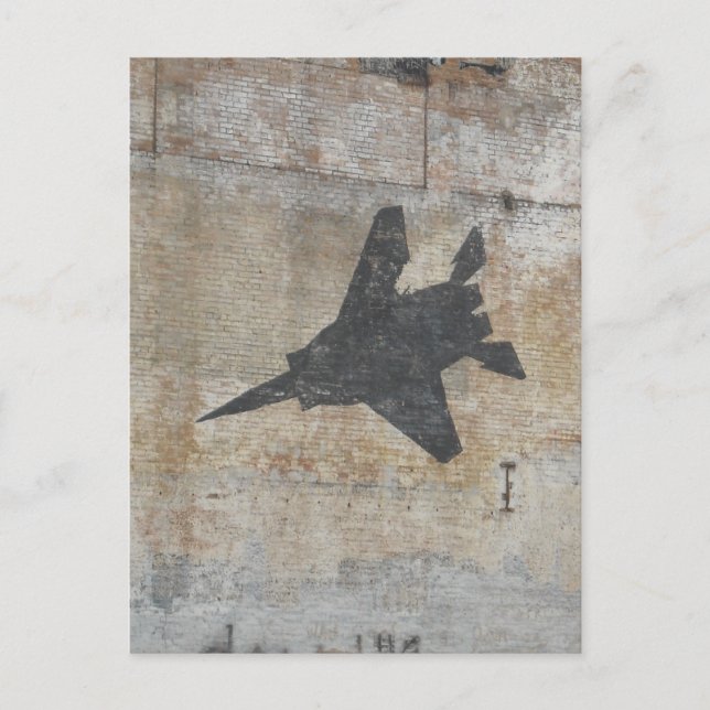Carte Postale Conception du avion de combat (Devant)