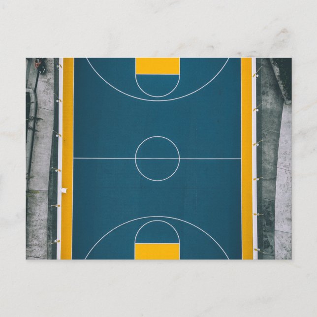 Carte Postale Conception géniale de basket-ball (Devant)