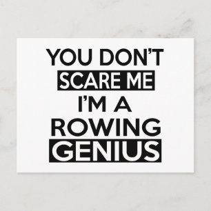 CARTE POSTALE CONCEPTION GÉNIE ROWING