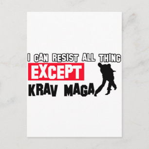 Carte Postale conception martiale de krav maga