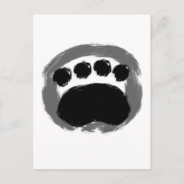 Carte Postale Conception Paw Enso (Devant)