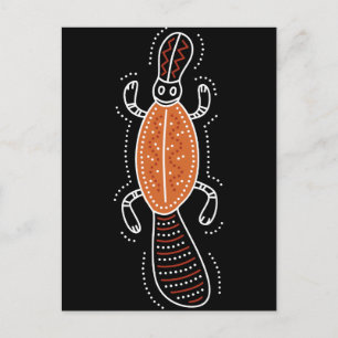 Carte Postale Conception pointillée Platypus