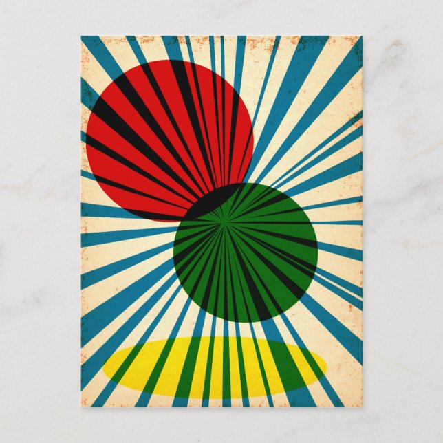 Carte Postale Conception poster vintage (Devant)