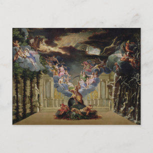 Carte Postale Conception pour 'Atys' par Jean-Baptiste Lully