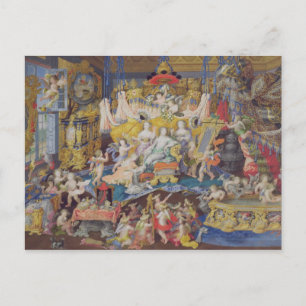 Carte Postale Conception pour un fan, peut-être pour Madame de M