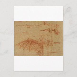 Carte Postale Conception pour une machine volante