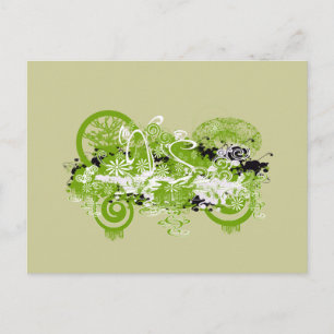 Carte Postale Conception tourbillonnant