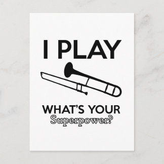 Carte Postale conception trombone