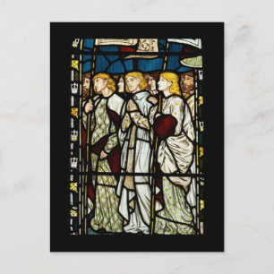 Carte Postale conception William Morris, tous les saints,
