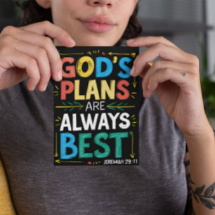 Carte Postale Conceptions Divines les plans de Dieu sont toujour