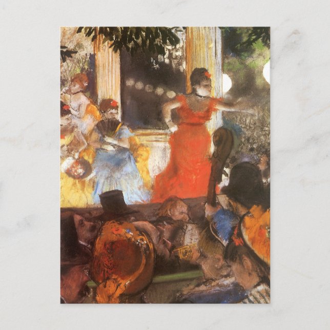Carte Postale Concert Café aux Ambassadeurs par Edgar Degas (Devant)