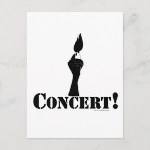 Carte Postale Concert de base