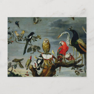 Carte Postale Concert d'oiseaux