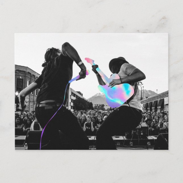 Carte Postale Concert holographique (Devant)