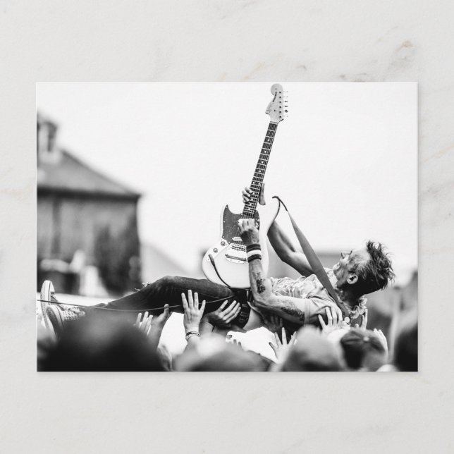 Carte Postale Concert rock (Devant)