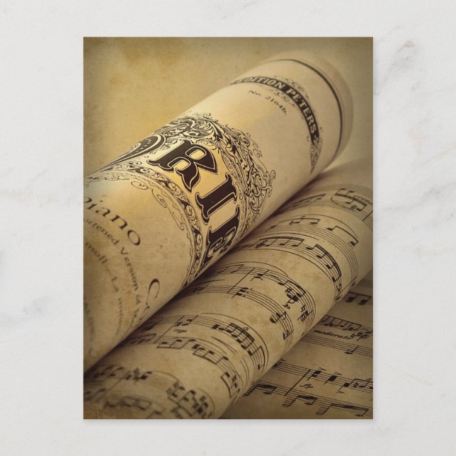 Carte Postale Concerto pour piano Grieg (Devant)