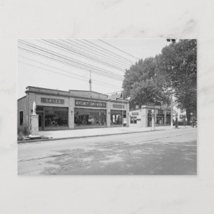Carte Postale Concession automobile ancienne, 1926