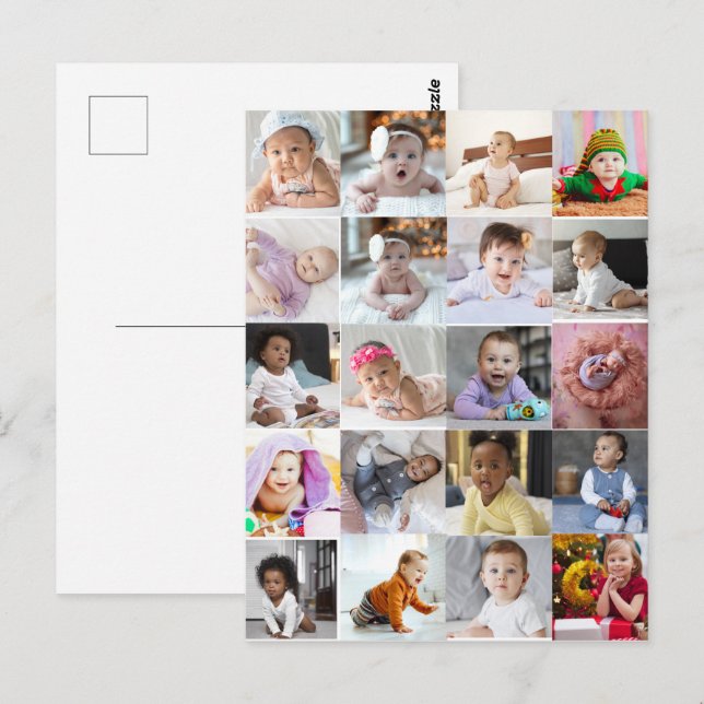 Carte Postale Concevez votre propre collection de photos 20 (Devant / Derrière)