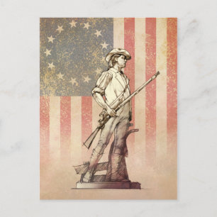 Carte Postale Concord Minuteman