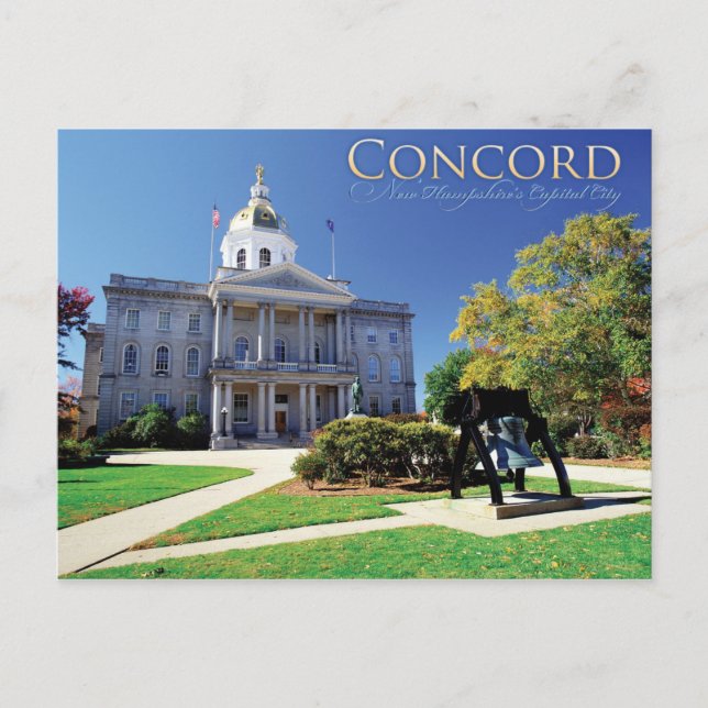 Carte Postale Concord, New Hampshire (Devant)