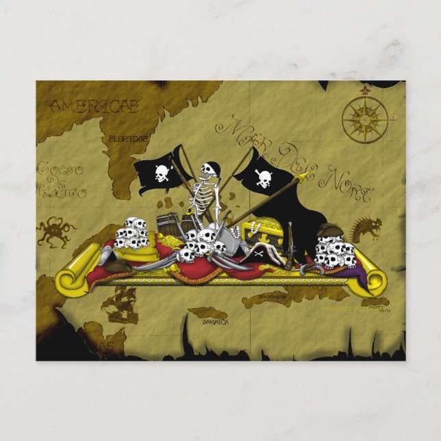 CARTE POSTALE "CONCOURS DE PIRATE" (Devant)