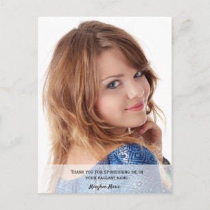 Carte Postale Concours Sponsor Merci photo