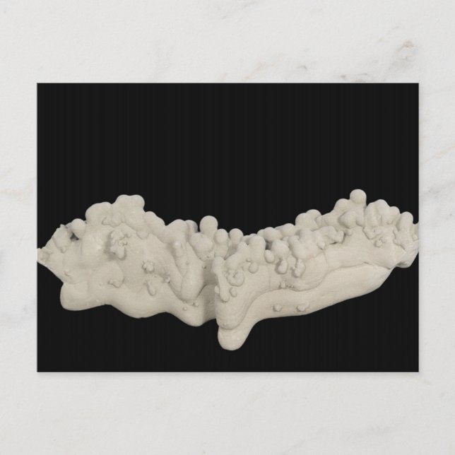 Carte Postale Concrétion d'argile (Devant)