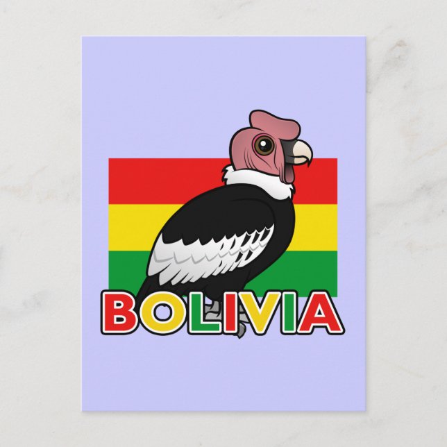 Carte Postale Condor Andin Bolivien (Devant)