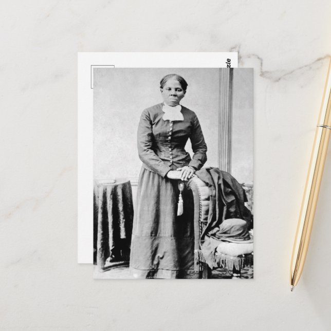 Carte Postale Conducteur Harriet Tubman Chemin de fer souterrain (Devant/Arrière en situation)