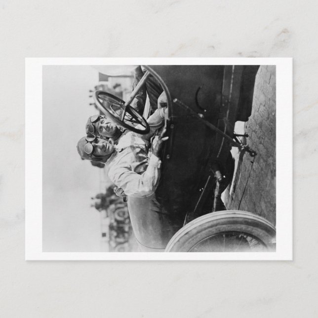 Carte Postale Conducteurs dans un Mercer pour la photo de la Cou (Devant)