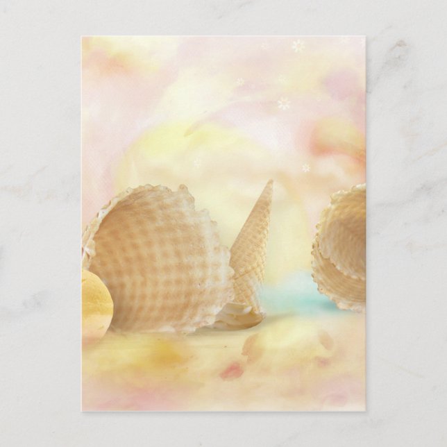 Carte Postale cônes de gaufre (Devant)