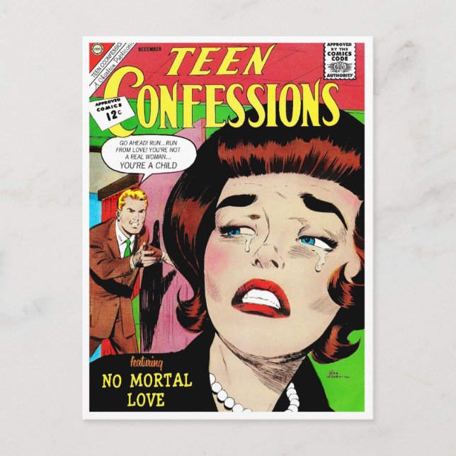 Carte Postale Confessions Ados n° 20 (Devant)
