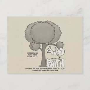 Carte Postale Confiance dans la foi