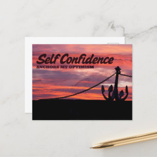Carte Postale "Confiance en soi" Motivation Affirmation