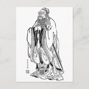 Carte Postale Confucius
