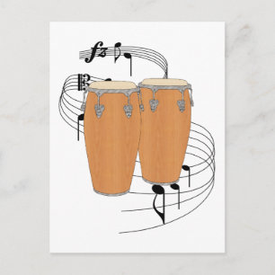 Carte Postale Conga Drums