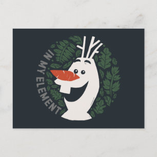 Carte Postale Congelé 2 : Olaf   Dans Mon élément