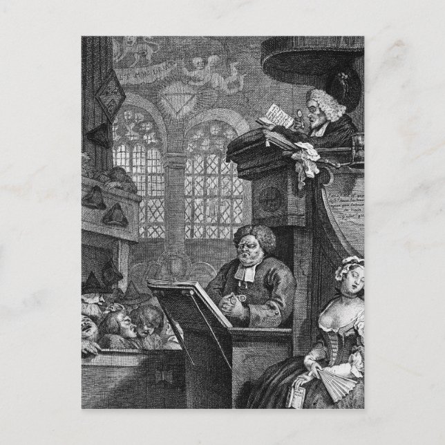 Carte Postale Congrégation du sommeil, 1736 (Devant)