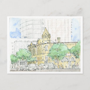 Carte Postale Congrès Ave. à Forth Street, Austin, Texas