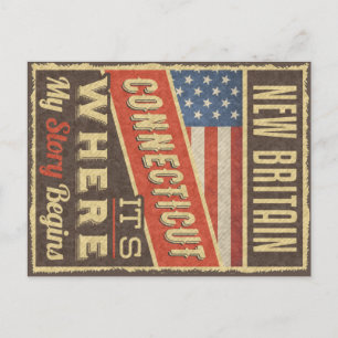 Carte Postale Connecticut