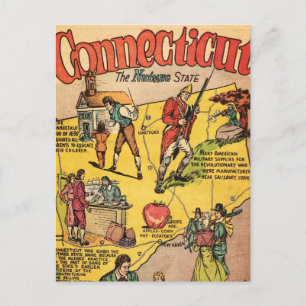 Carte Postale Connecticut