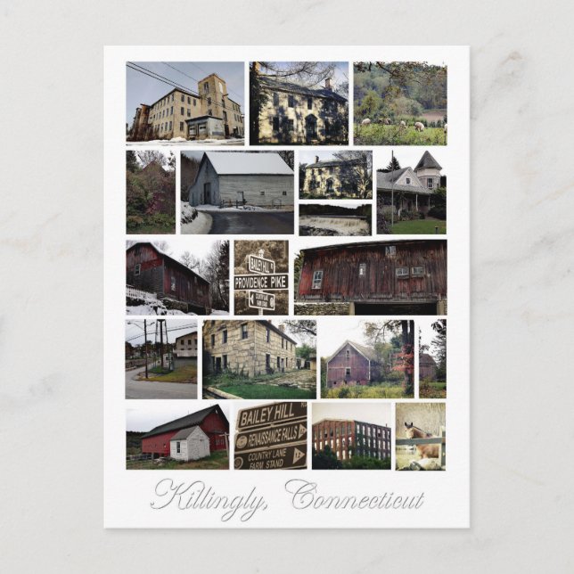 Carte postale Connecticut (Devant)